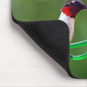 A Ruby Throated Hummingbird Mousepad (Ecke)