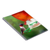 A Ruby Throated Hummingbird Notizblock (Rechte Seite)