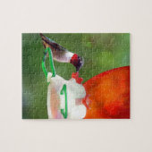 A Ruby Throated Hummingbird Puzzle (Horizontal)