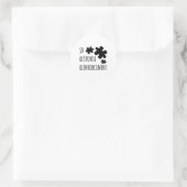 A RUNDER AUFKLEBER (Tasche)