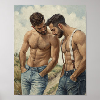 A Rustic Study in Shared Male Desire Poster