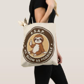 A.S.A.P So langsam wie möglich Faultier Tasche (Von Nahem)