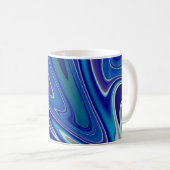 A S plash of Blue Kaffeetasse (VorderseiteRechts)