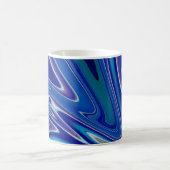 A S plash of Blue Kaffeetasse (Mittel)
