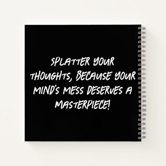 A safe space for mental explosions. notizblock (Rückseite)