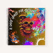 A safe space for mental explosions. notizblock (Vorderseite)