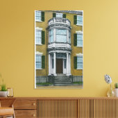 A Safford Porch, a Salem Doorway Leinwanddruck (Insitu (Wohnzimmer))