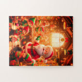 A Sample of Some of His Toys - Santa on a Holiday  Puzzle (Horizontal)