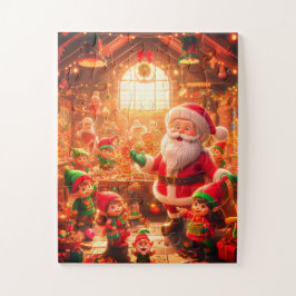 A Sample of Some of His Toys - Santa on a Holiday  Puzzle