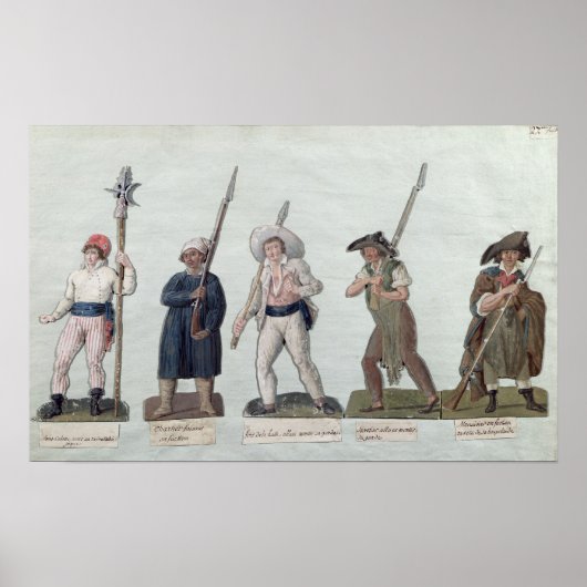A Sans Culota mit seinem Pike, a Carter Poster (Vorne)