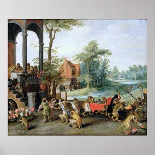A Satire of the Folly of Tulip Mania Poster (Vorne)
