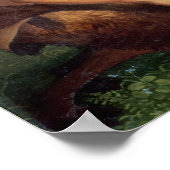 A Satyr Trauert über eine Nymph, c.1495 Poster (Ecke)