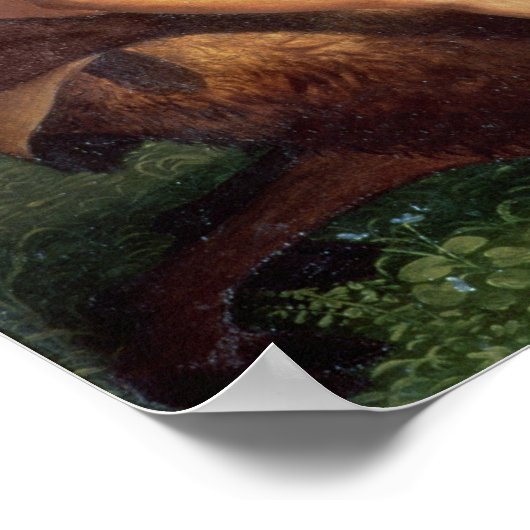 A Satyr Trauert über eine Nymph, c.1495 Poster (Ecke)