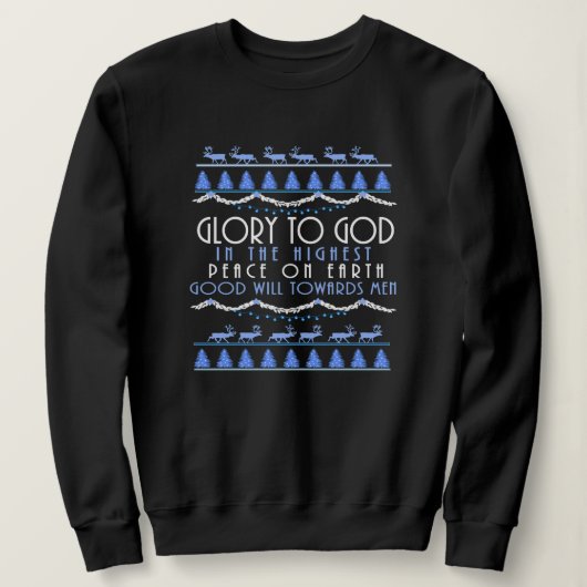 A Savior Christ The Lord Christmas Sweatshirt (Design vorne)