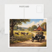 A scene from American life. Postkarte (Vorne/Hinten)