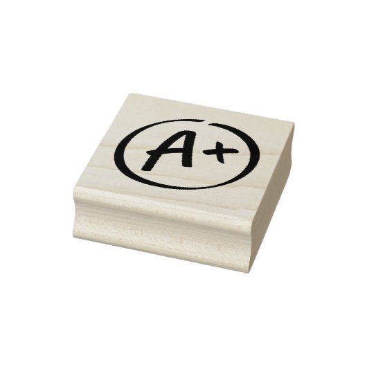 A+ Schüler-Lehrer-Stempel Gummistempel (Stempel)