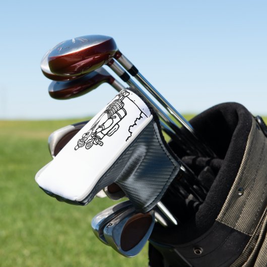 A Scottish Golfer Golf Headcover (In Situ)