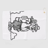 A Scottish Golfer Golfhandtuch (Horizontal)