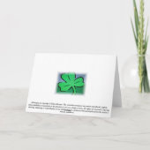 A Scottish Santa Feiertagskarte (Rückseite)