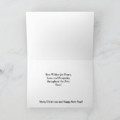 A Scottish Santa Feiertagskarte (Innenseite)