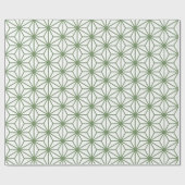 A seamless pattern of interlocking green geometric geschenkpapier (Flach)