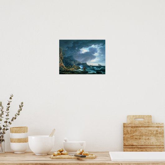 A Seastorm, 1752 Poster (Küche)