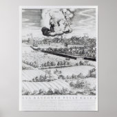 A Section of a Map of Mailand, 1640 Poster (Vorne)