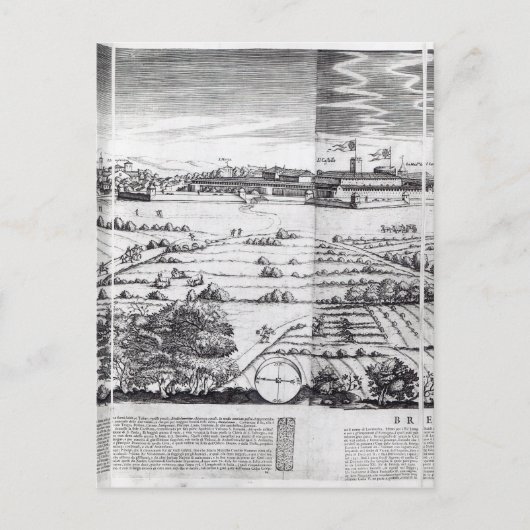 A Section of a Map of Mailand, 1640 Postkarte (Vorderseite)