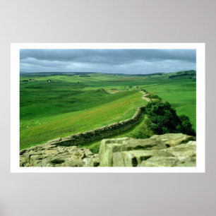 A Sektion of Hadrian's Wall, 2nd Century AD Poster