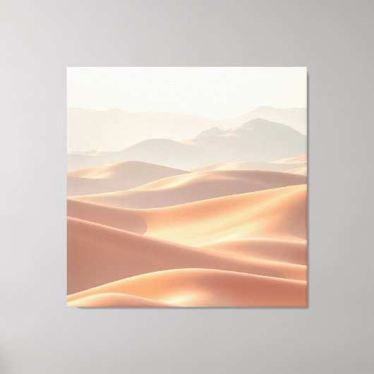 A Serene and Stunning Desert Landscape Featuring R Leinwanddruck (Vorderseite)