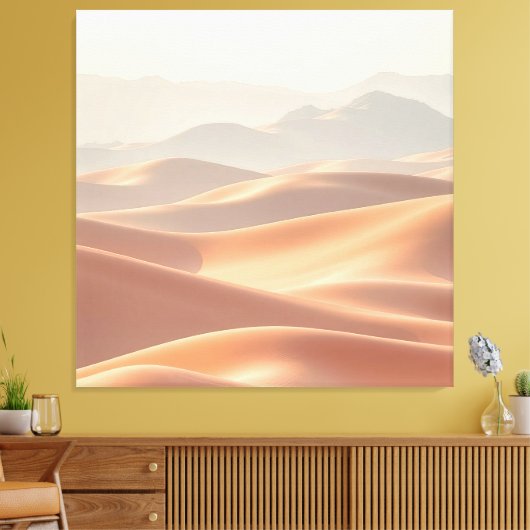 A Serene and Stunning Desert Landscape Featuring R Leinwanddruck (Insitu (Wohnzimmer))