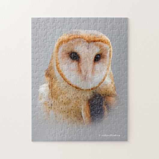 A Serene Barn Owl Puzzle (Vertikal)
