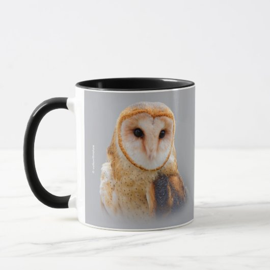 A Serene Barn Owl Tasse (Links)