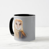 A Serene Barn Owl Tasse (Vorderseite Links)