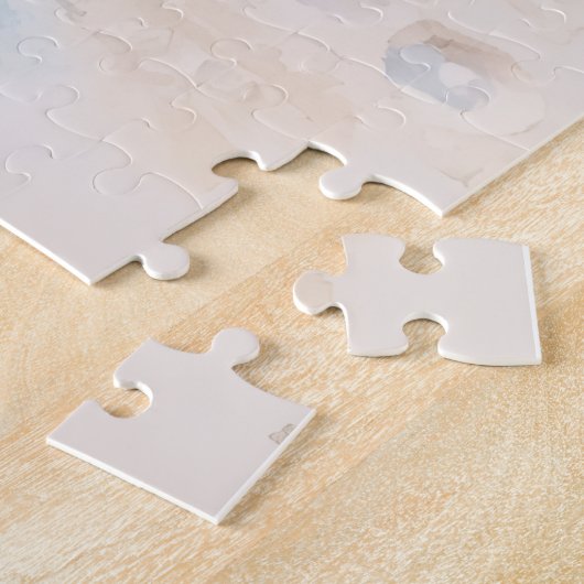 A Serene Tropical Beach in Watercolor Puzzle (Seite)