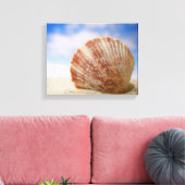 A Shell Propped In The Sand Leinwanddruck (Insitu (Wohnzimmer))