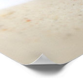 A Shell Propped In The Sand Poster (Ecke)
