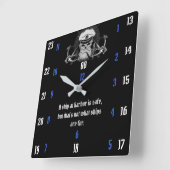 A ship at harbor is safe, but that's not what quadratische wanduhr (Winkel)