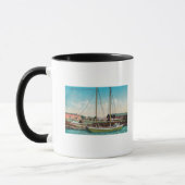 A Shipping Schooner ScenePetaluma, CA Tasse (Links)