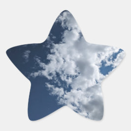 A side of clouds Stern-Aufkleber