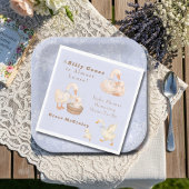 A Silly Goose Blue Serviette