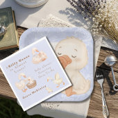 A Silly Goose Blue Serviette