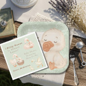 A Silly Goose Green Serviette