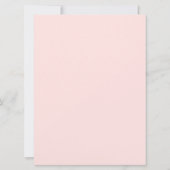 A Silly Goose Pink Guess Who Game card Einladung (Rückseite)