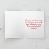 A simple but pretty valentine's Day Card Karte (Innenseite)