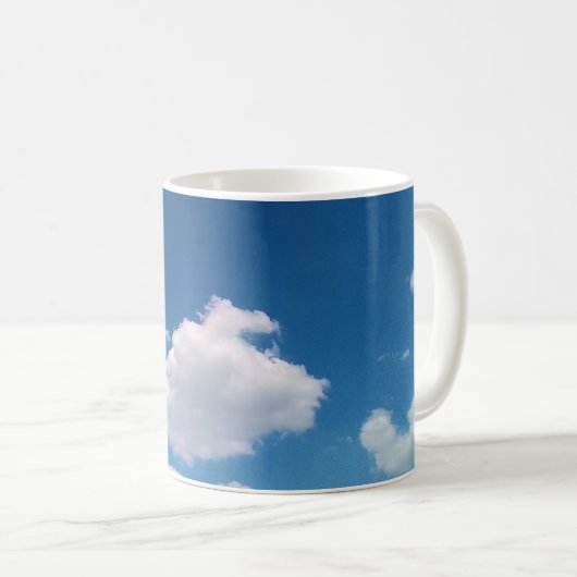 A simple cloud kaffeetasse (VorderseiteRechts)