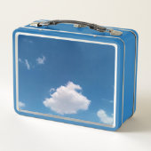 A simple cloud metall brotdose (Rückseite)