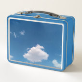 A simple cloud metall brotdose (Vorderseite)