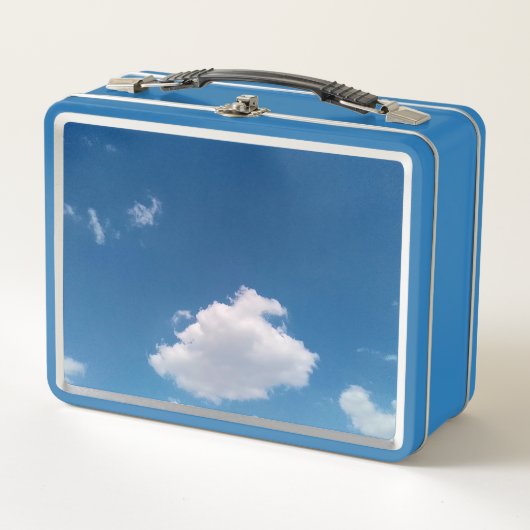 A simple cloud metall brotdose (Vorderseite)