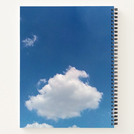 A simple cloud notizblock (Rückseite)